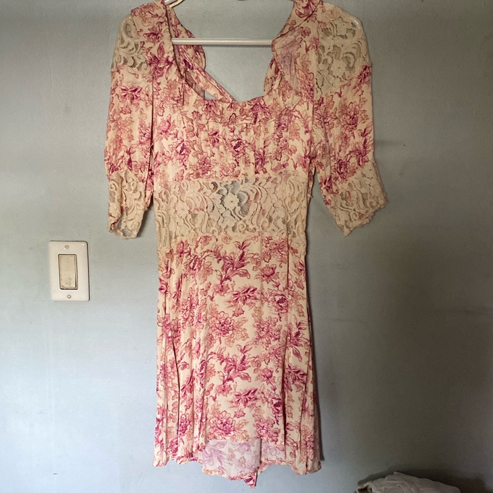Free People dress! Really soft with pretty details.